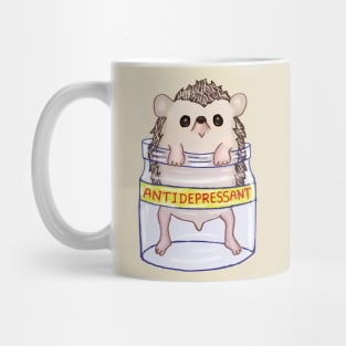 adorable antidepressant hedgehog Mug